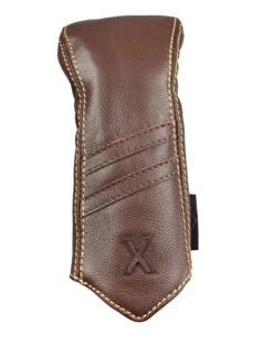 Sun Mountain Golf Leather Head Covers -Wilson Shop G823731Brown KhakiStripeX