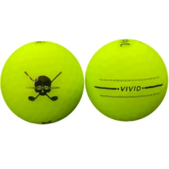 CaddiesShack Custom Jolly Rogers Skull & Crossbones Volvik Vivid Matte Golf Balls -Wilson Shop GreenVivid
