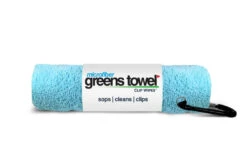 Clip Wipes Microfiber Golf Greens Towel 15 Clip Wipes Microfiber Golf Greens Towel -Wilson Shop Greens Towels Caibbean Blue