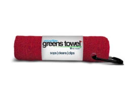 Clip Wipes Microfiber Golf Greens Towel 16 Clip Wipes Microfiber Golf Greens Towel -Wilson Shop Greens Towels Cardinal Red
