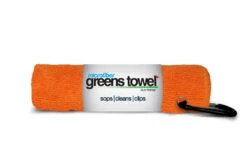 Clip Wipes Microfiber Golf Greens Towel 20 Clip Wipes Microfiber Golf Greens Towel -Wilson Shop Greens Towels Orange Crush