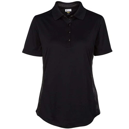 Greg Norman Faux Leather Trimmed Golf Polo 1 Greg Norman Faux Leather Trimmed Golf Polo