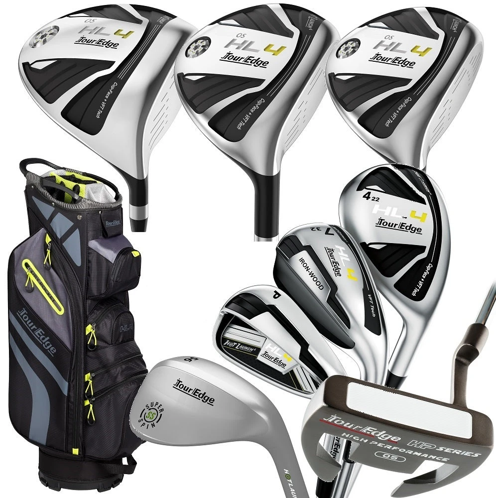 Tour Edge Hot Launch 4-to-Go Mens Complete Set 1 Tour Edge Hot Launch 4-to-Go Mens Complete Set