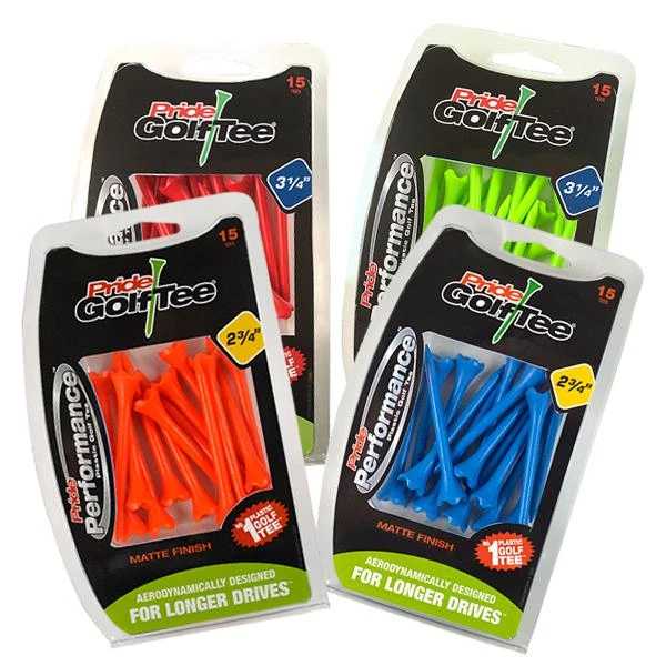Pride Performance Matte Finish Golf Tees 1 Pride Performance Matte Finish Golf Tees