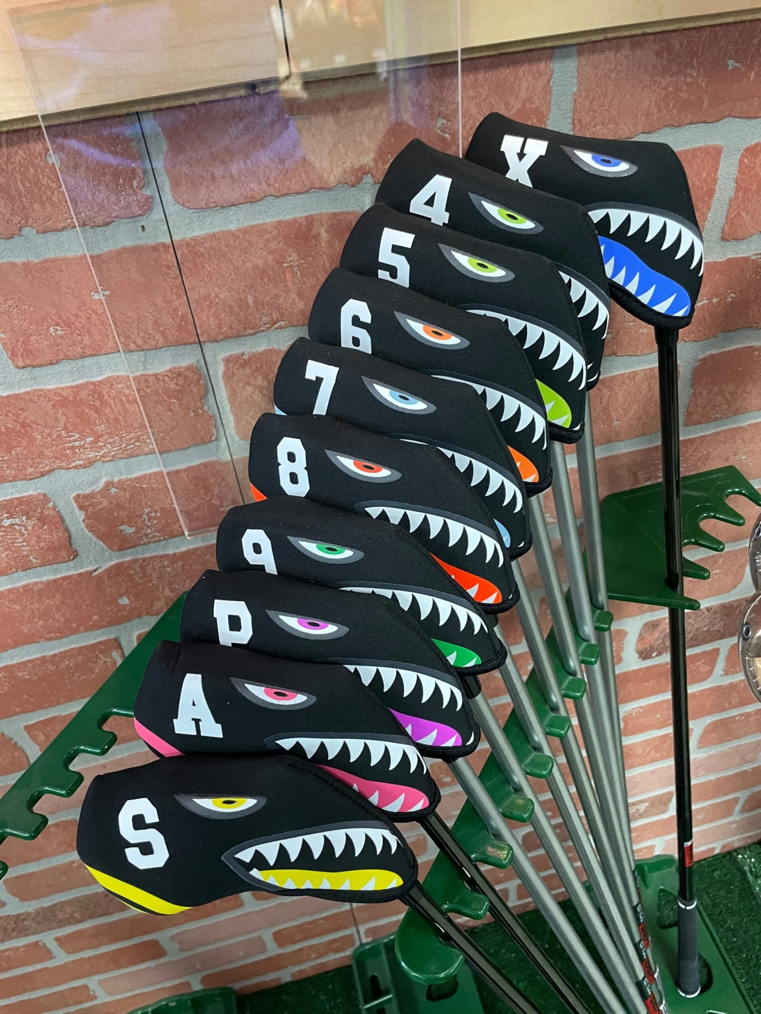 Shark Bite Neoprene Iron Head Covers Set 4 Shark Bite Neoprene Iron Head Covers Set - Image 4