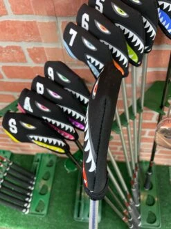 Shark Bite Neoprene Iron Head Covers Set 14 Shark Bite Neoprene Iron Head Covers Set -Wilson Shop IMG 2812
