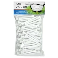 Intech 2 3/4-Inch Golf Tees 100-Pack 7 Intech 2 3/4-Inch Golf Tees 100-Pack -Wilson Shop IntechGolfTees 100 White