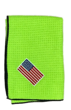 Joseph Elliott USA Embroidered Flag 18" X 18" Micro Fiber Towels -Wilson Shop JE1