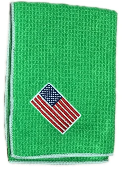 Joseph Elliott USA Embroidered Flag 18" X 18" Micro Fiber Towels -Wilson Shop JE2