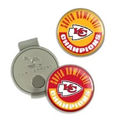 Team Effort Hat Clip & Ball Markers 7 Team Effort Hat Clip & Ball Markers -Wilson Shop KCChiefsSBHatClip