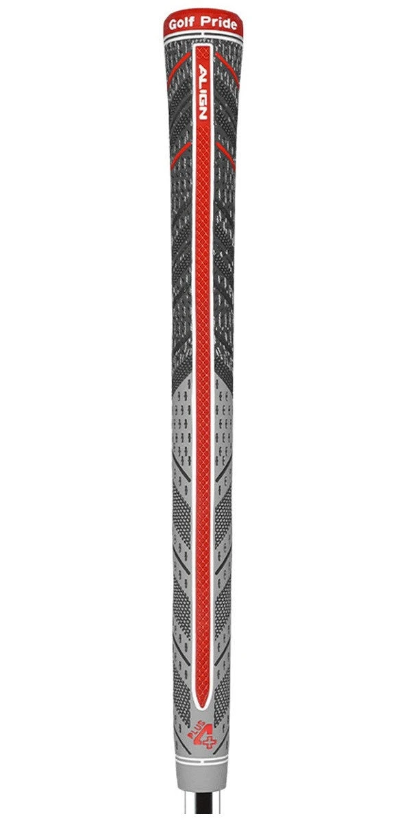 Golf Pride MCC Plus 4 Align Grips - Midsize Black Gray 2 Golf Pride MCC Plus 4 Align Grips - Midsize Black Gray - Image 2