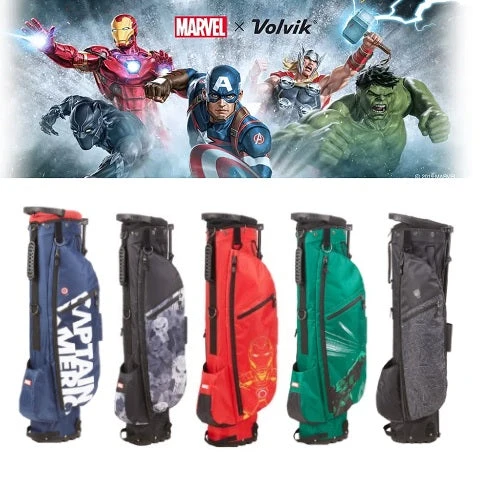 Volvik Marvel Avengers Golf Stand Bags 1 Volvik Marvel Avengers Golf Stand Bags