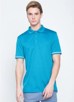 Callaway Jack Nicklaus Black Label By Perry Ellis Mini Jacquard Polo Shirts -Wilson Shop MiniJacquardPolo DeepDiveBlue2