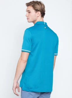 Callaway Jack Nicklaus Black Label By Perry Ellis Mini Jacquard Polo Shirts -Wilson Shop MiniJacquardPolo DeepDiveBlue3