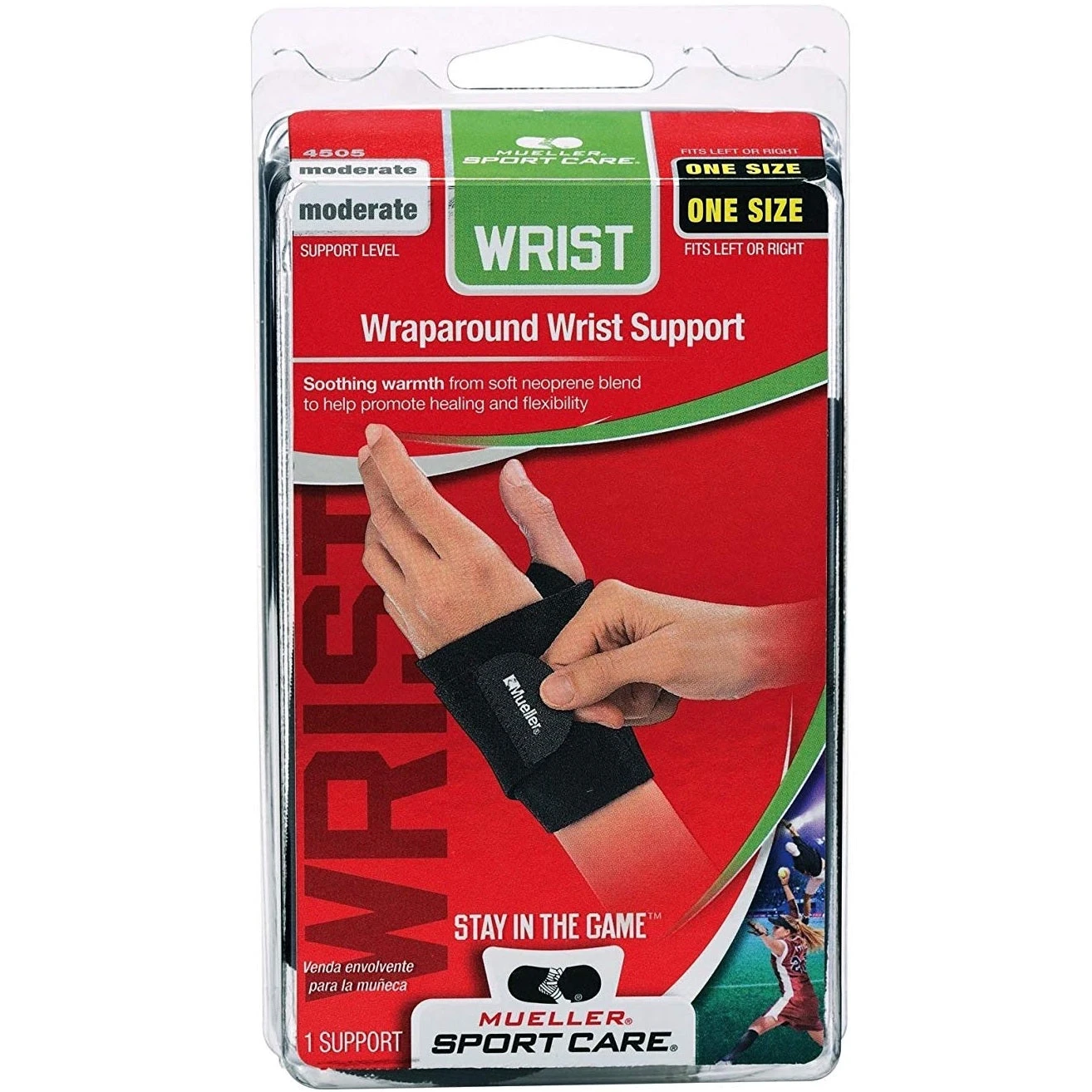 Mueller Sport Care Wraparound Moderate Wrist Support 1 Mueller Sport Care Wraparound Moderate Wrist Support