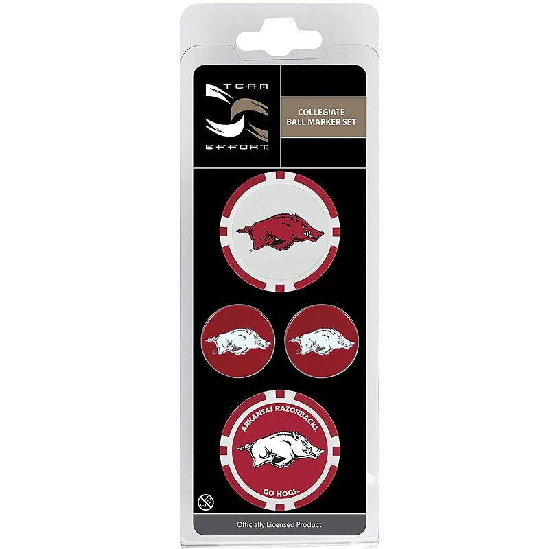 WinCraft Team Effort Collegiate Ball Marker Set 1 WinCraft Team Effort Collegiate Ball Marker Set