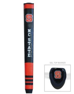 Team Golf NCAA Collegiate Putter Grips With Magnetic Ball Marker -Wilson Shop NCState PutterGrip 44401 139
