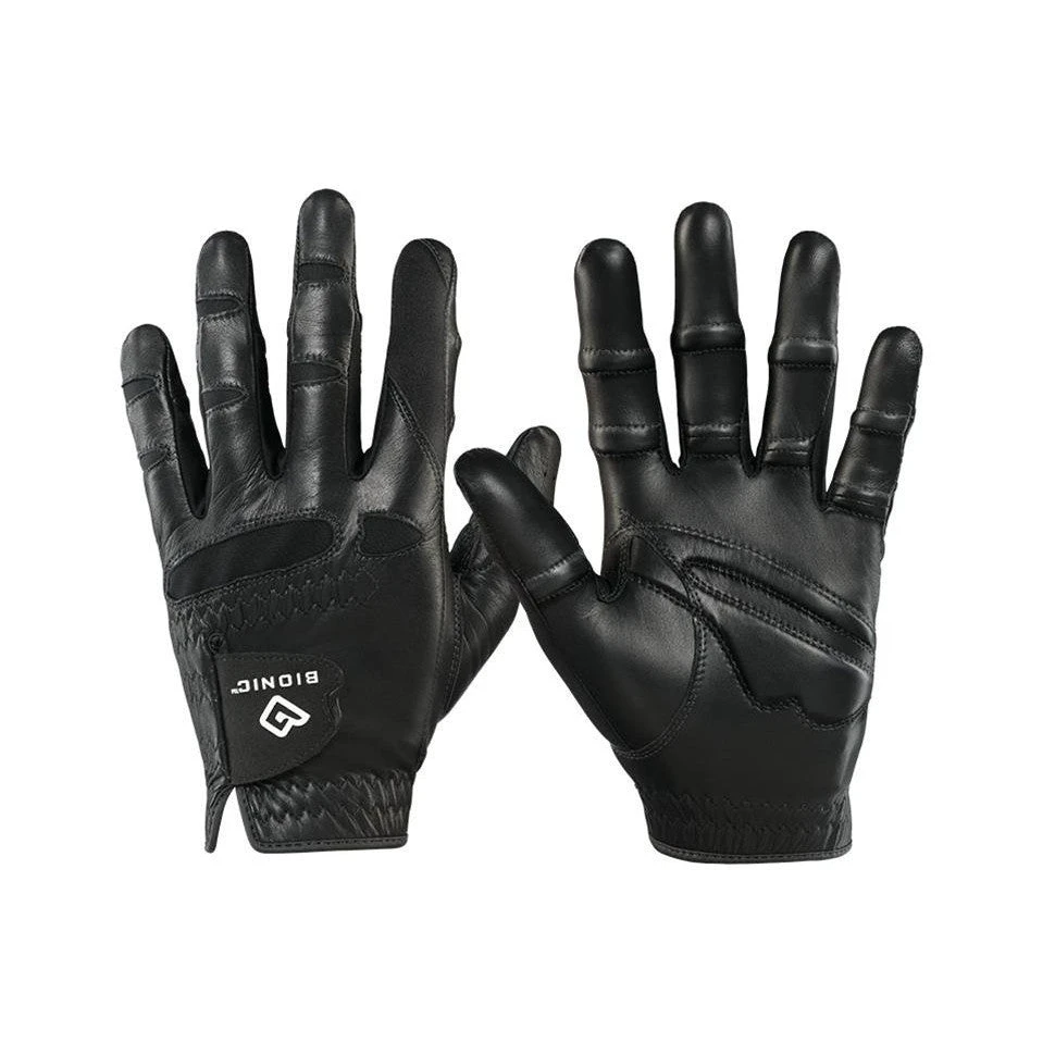 Bionic Men's StableGrip With Natural Fit Black Golf Glove 1 Bionic Men's StableGrip With Natural Fit Black Golf Glove