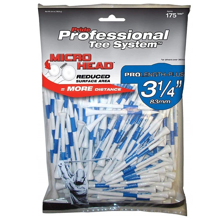 Pride Professional Tee System Micro Head Wood Golf Tees 1 Pride Professional Tee System Micro Head Wood Golf Tees
