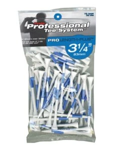 Pride Professional Tee System ProLength Golf Tees -Wilson Shop PTS ProLength Blue 75