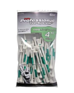 Pride Professional Tee System ProLength Golf Tees -Wilson Shop PTS ProLength Green 50