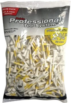 Pride Professional Tee System ProLength Golf Tees -Wilson Shop PTS ProLength White 2.75 175
