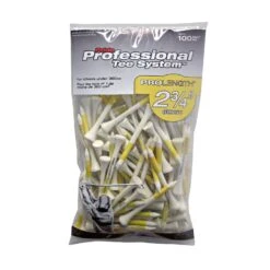 Pride Professional Tee System ProLength Golf Tees -Wilson Shop PTS ProLength Yellow 100