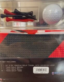 WinCraft NFL Waffle Golf Gift Set -Wilson Shop PackagingHERO1