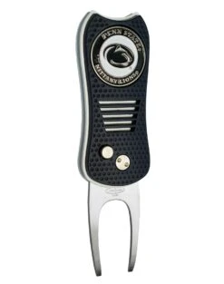 Team Golf Retractable Switchblade Switchfix Divot Tool Ball Marker - NCAA 34 Team Golf Retractable Switchblade Switchfix Divot Tool Ball Marker - NCAA -Wilson Shop PennState NittanyLions Switchfix 44448 145