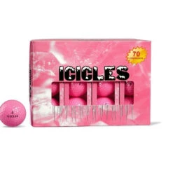 Rock Icicles Golf Balls 6 Rock Icicles Golf Balls -Wilson Shop Pink