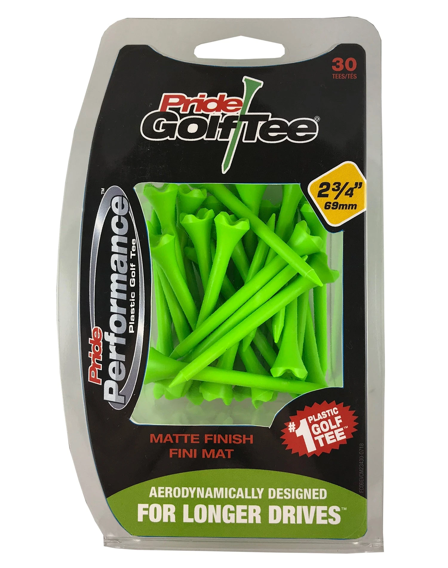 Pride Performance Matte Finish Golf Tees 2 Pride Performance Matte Finish Golf Tees - Image 2