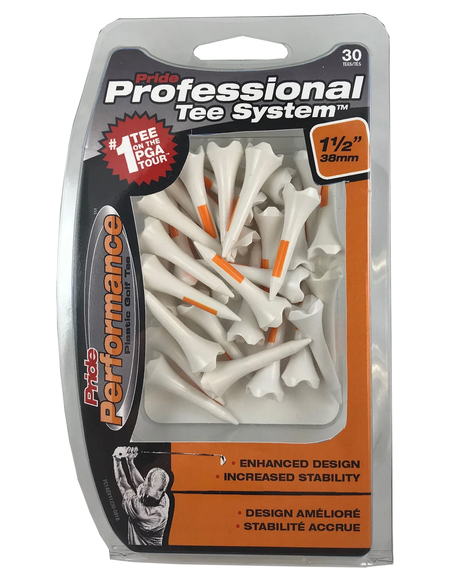 Pride Performance Plastic PTS Golf Tees 6 Pride Performance Plastic PTS Golf Tees - Image 6