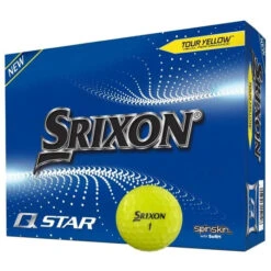 Srixon Q-Star Golf Balls -Wilson Shop Q StarYellow0