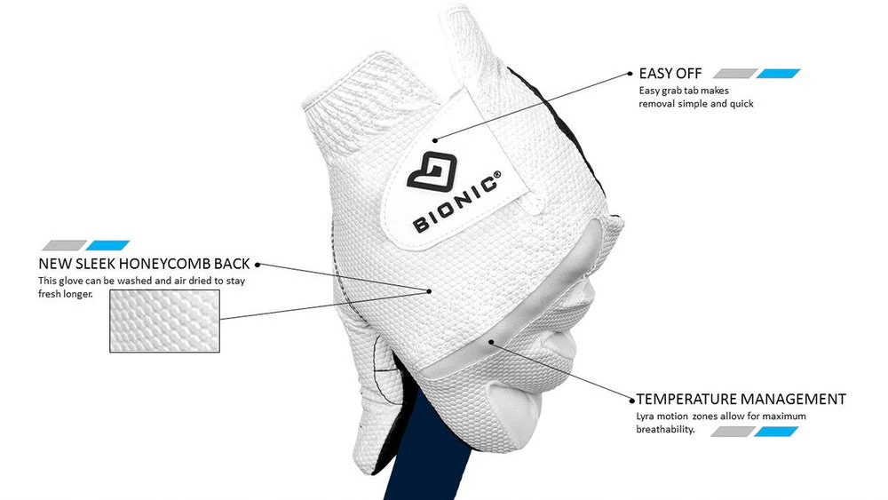 Bionic Men's RelaxGrip 2.0 Golf Gloves 3 Bionic Men's RelaxGrip 2.0 Golf Gloves - Image 3