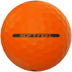 Srixon Soft Feel Brite Matte Color Golf Balls -Wilson Shop SOFTFEEL13BRITEORANGE SIDEMARK