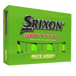 Srixon Soft Feel Brite Matte Color Golf Balls -Wilson Shop SOFTFEELBriteGreen13 Package FLIP
