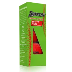 Srixon Soft Feel Brite Matte Color Golf Balls -Wilson Shop SOFTFEELBriteRed13 Sleeve FLIP reflection