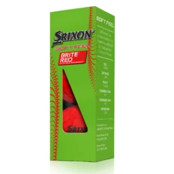 Srixon Soft Feel Brite Matte Color Golf Balls -Wilson Shop SOFTFEELBriteRed13 Sleeve reflection
