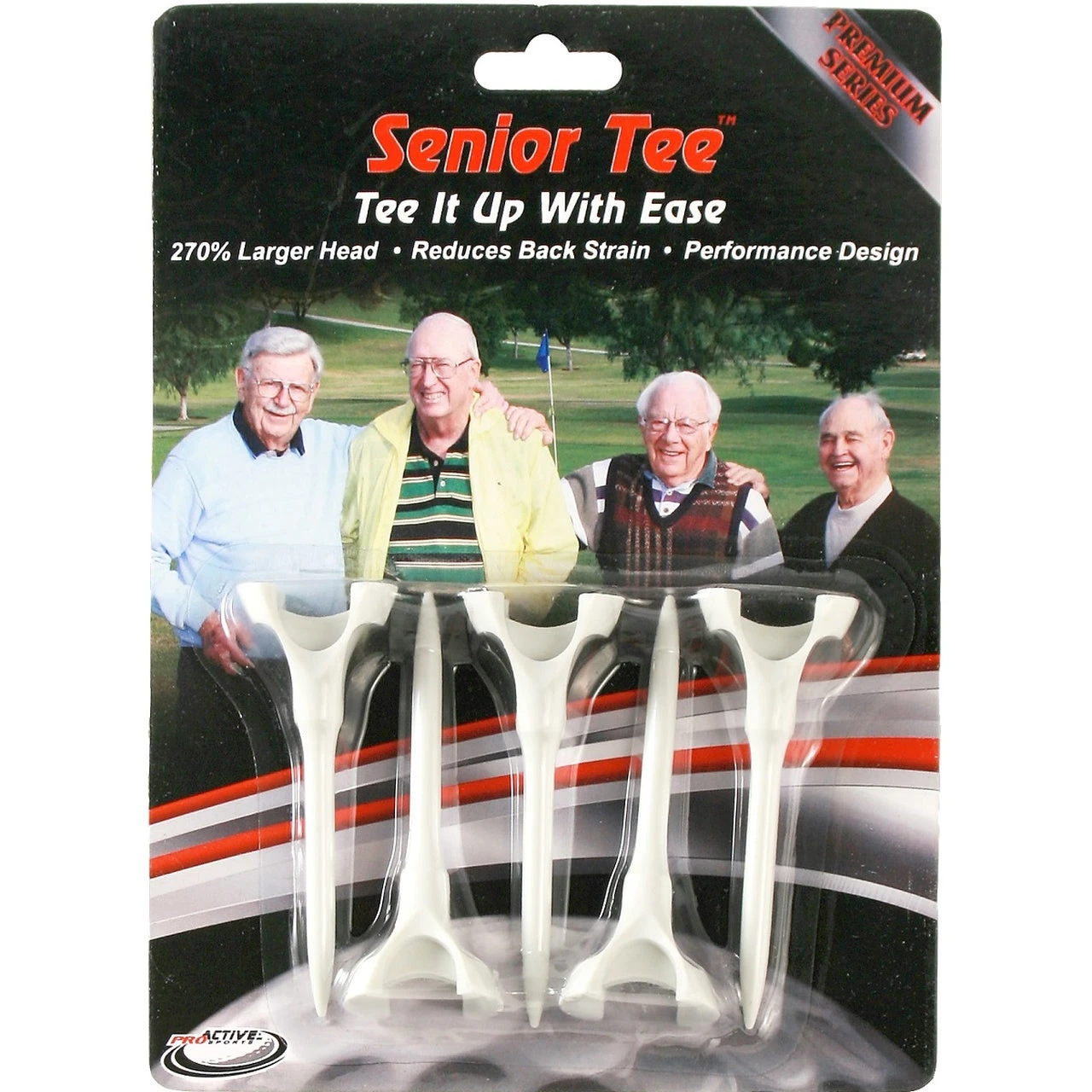 Senior Tee, Tee It Up With Ease! 5 Pack 1 Senior Tee, Tee It Up With Ease! 5 Pack