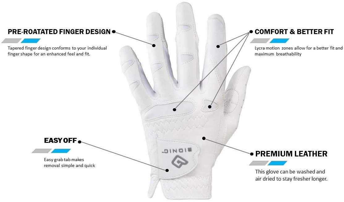 Bionic Golf Women's StableGrip Gloves With Natural Fit Technology 4 Bionic Golf Women's StableGrip Gloves With Natural Fit Technology - Image 4