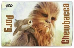 Star Wars Fan Towels 16" X 25" -Wilson Shop Star Wars Chewbacca and Porg Towel
