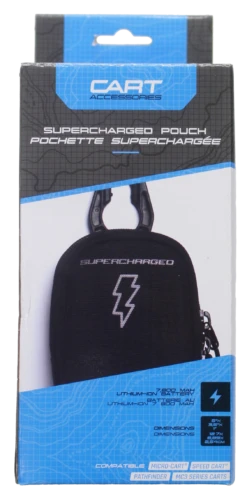 Sun Mountain Golf SuperCharged Cart Battery Pouch -Wilson Shop SuperchargedCartPouchBox