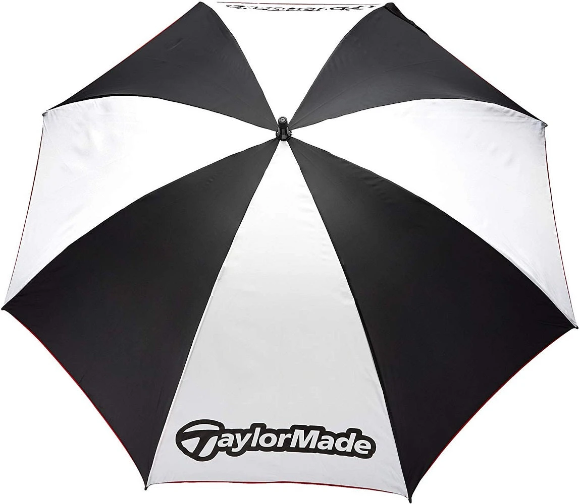 TaylorMade 60" Single Canopy Umbrella - White & Black 2 TaylorMade 60" Single Canopy Umbrella - White & Black - Image 2