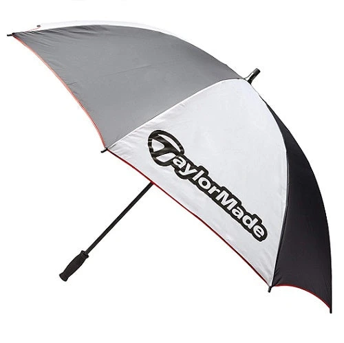 TaylorMade 60" Single Canopy Umbrella - White & Black 1 TaylorMade 60" Single Canopy Umbrella - White & Black
