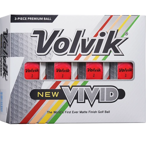 Volvik Vivid Matte Finish Golf Balls - Dozen 4 Volvik Vivid Matte Finish Golf Balls - Dozen - Image 4