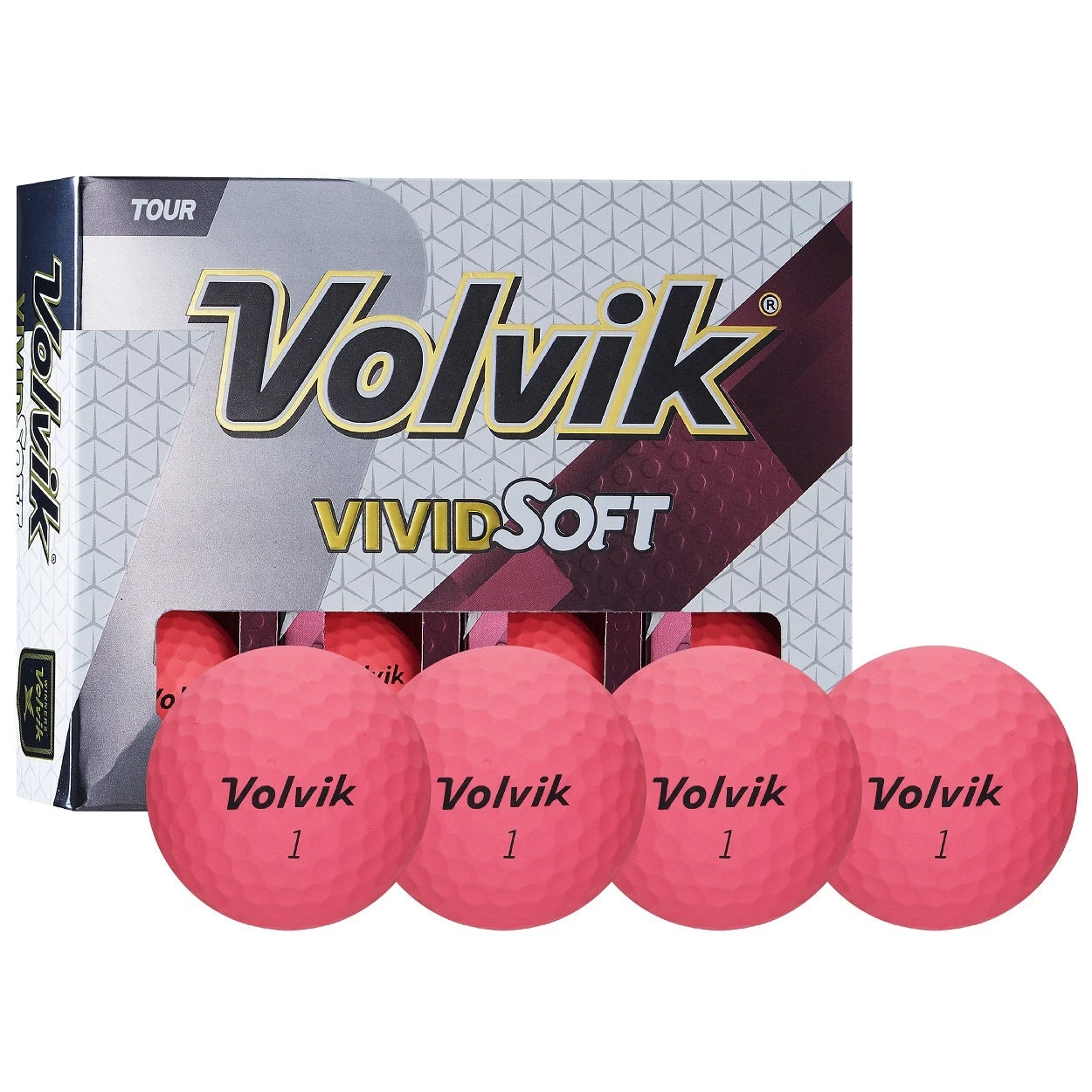 Volvik Vivid Soft Matte Urethane Golf Balls 3 Volvik Vivid Soft Matte Urethane Golf Balls - Image 3