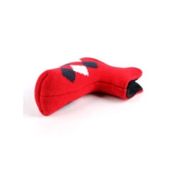 Volf Golf Classic Knit Putter Cover - Red -Wilson Shop VolfGolfHeadcovers RedKnitPutter4