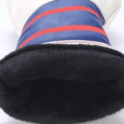 Volf Golf Red White Blue Leather Spider Headcovers 17 Volf Golf Red White Blue Leather Spider Headcovers -Wilson Shop VolfGolfHeadcovers SpiderWoodsSets4