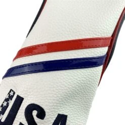 Volf Golf Red White Blue Leather USA Headcovers 17 Volf Golf Red White Blue Leather USA Headcovers -Wilson Shop VolfGolfHeadcovers USAFairway1