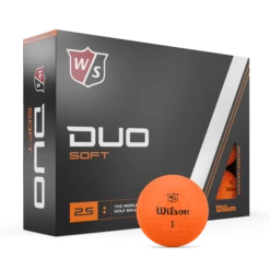 Wilson Staff Duo Soft 2.5 Golf Balls -Wilson Shop WG2006104 9 Duo Soft Orange Standard Ball 12PK Vert RT Lockup